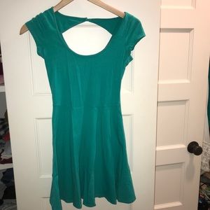Teal t shirt dress